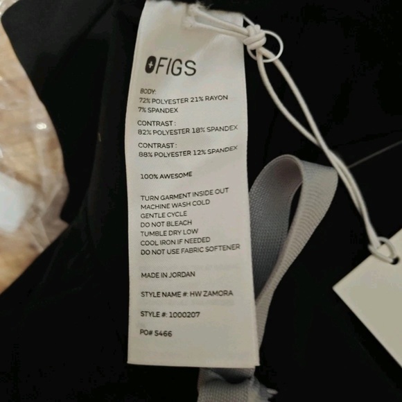 NWT Figs Women's High Waisted Zamora Jogger Scrub Pants Size MP Medium Petite - Picture 3 of 4